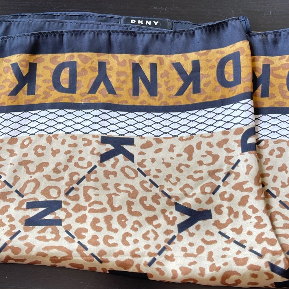 DKNY Large Silk Scarf